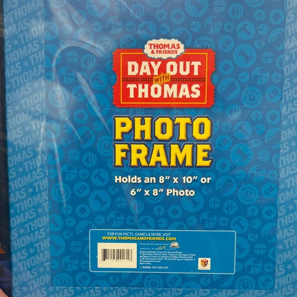 Thomas & Friends day out 8x19 Blue train Photo Frame nwt